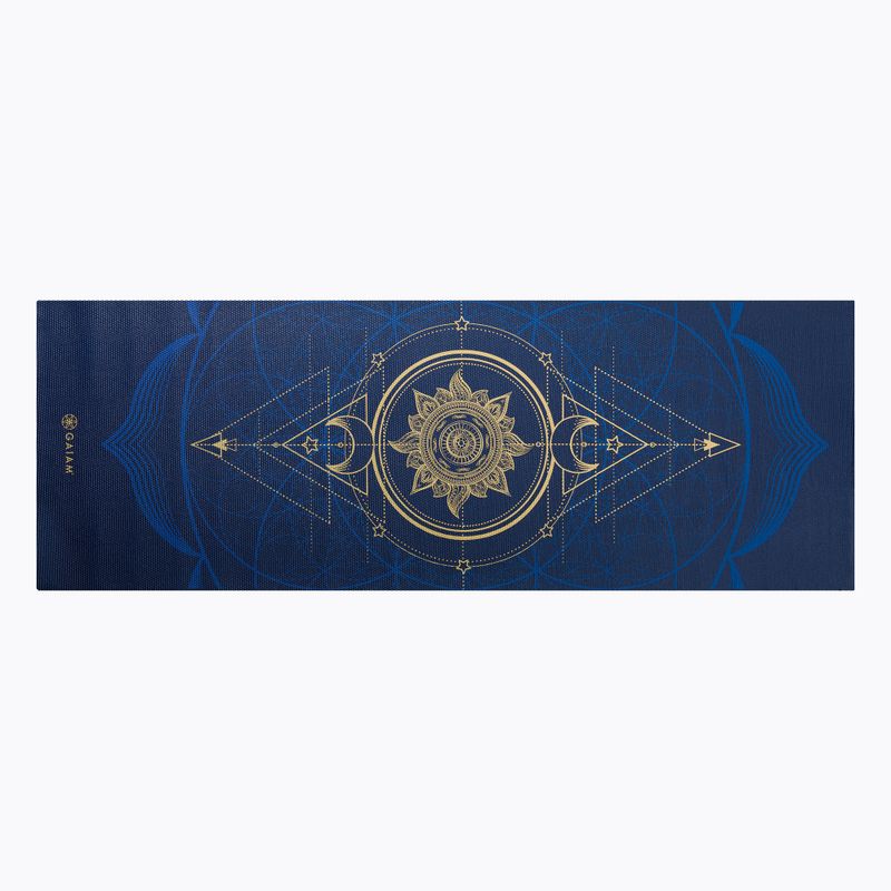 Gaiam Sun And Moon yoga mat 6 mm blue 63419 2