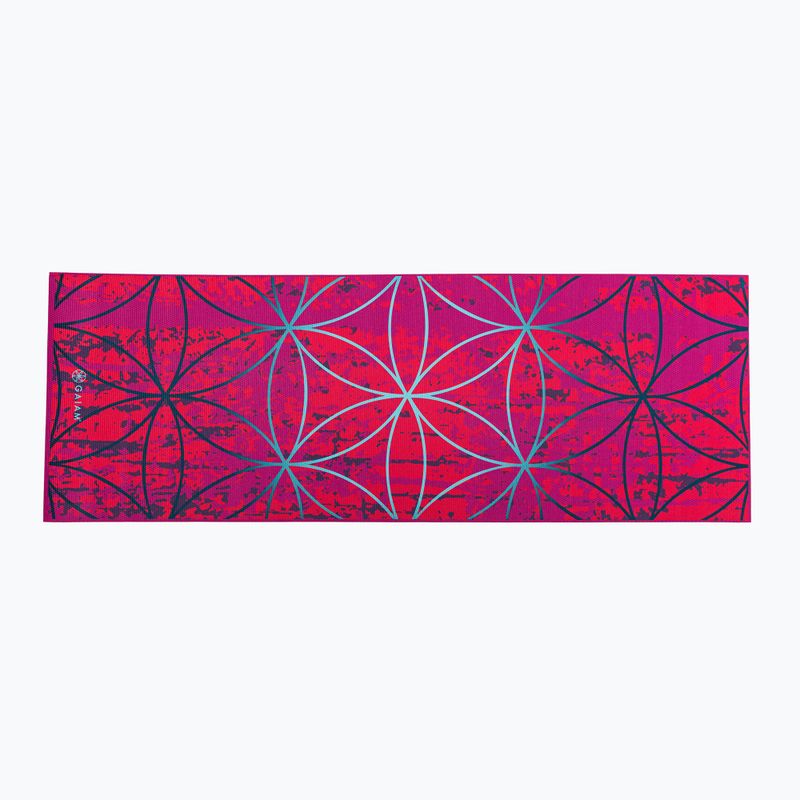 Gaiam Radience yoga mat 4 mm pink 63491 2