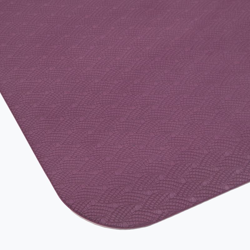 Yoga mat Gaiam TPE Blush Printed burgndy 4