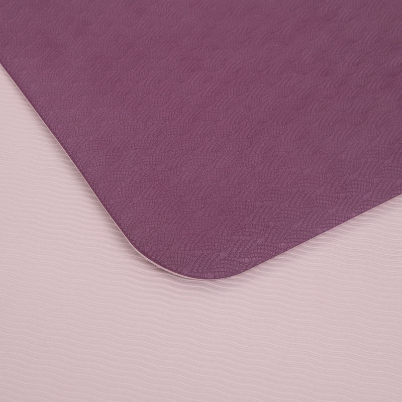 Yoga mat Gaiam TPE Blush Printed burgndy 5