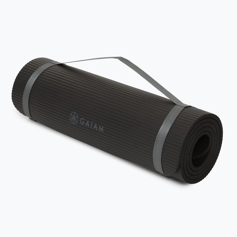 Yoga mat Gaiam Fitness Black 5
