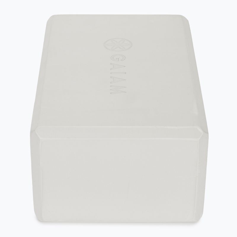 Yoga block Gaiam Yoga sustained grey 3