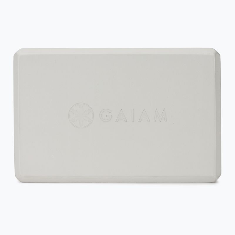 Yoga block Gaiam Yoga sustained grey 4