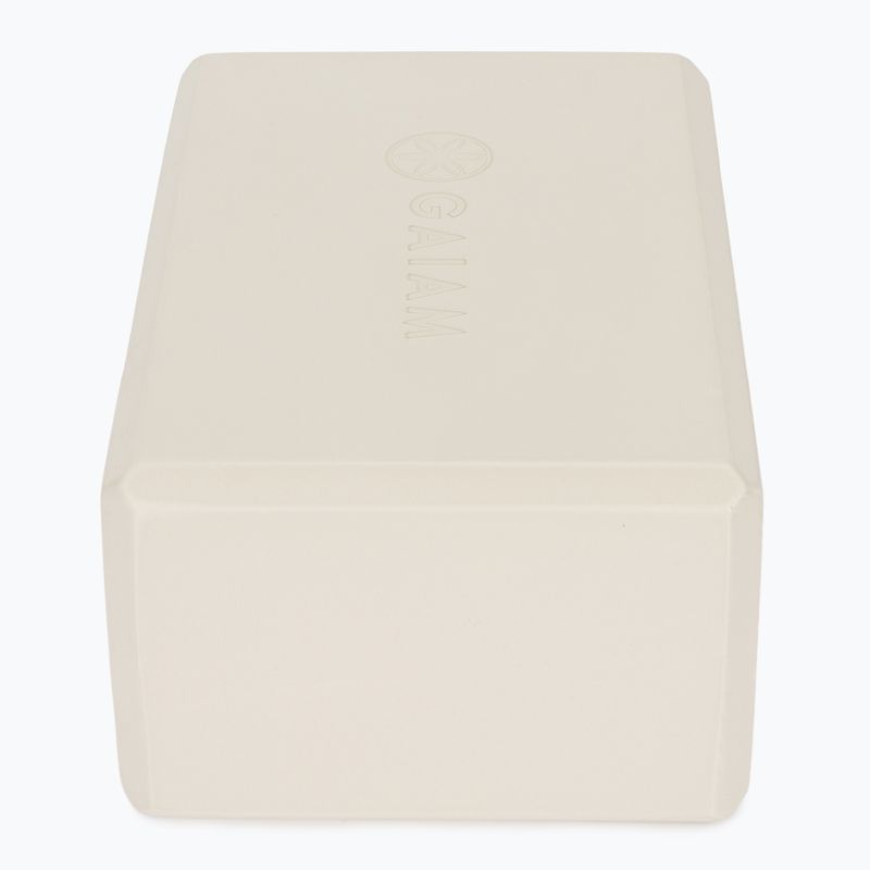 Yoga block Gaiam Yoga calming greige 3
