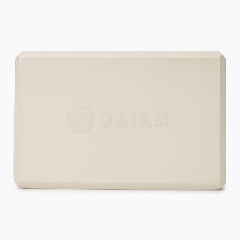 Yoga block Gaiam Yoga calming greige 4