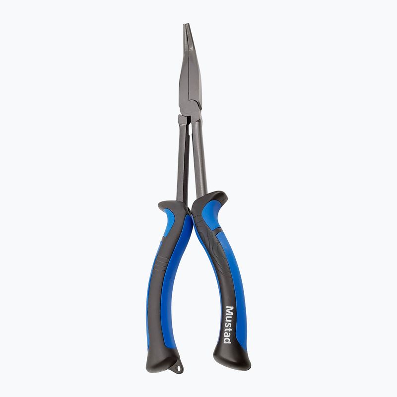 Mustad bent blue fishing pliers NMU-AMT-104
