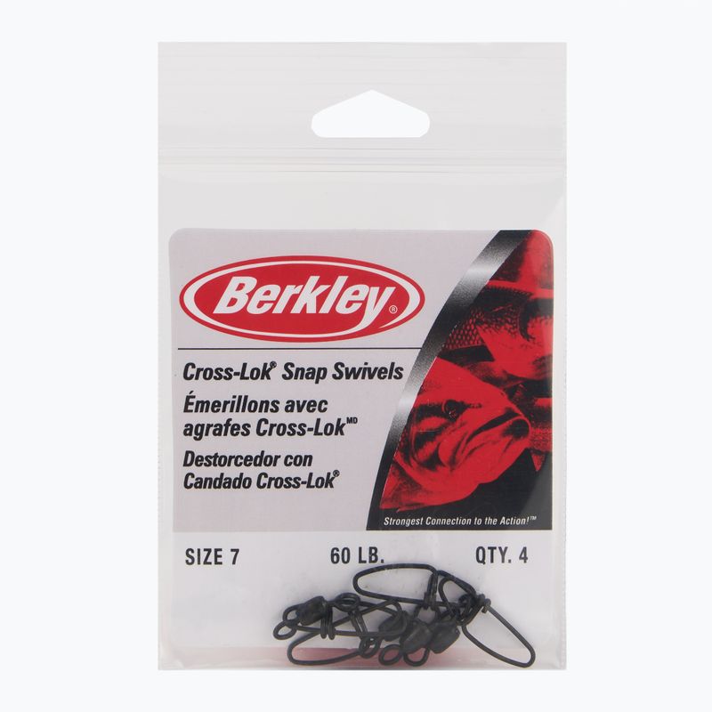 Spinning swivels Berkley Mc Mahon Cross-Lok Snap/Swivels 4 pcs.