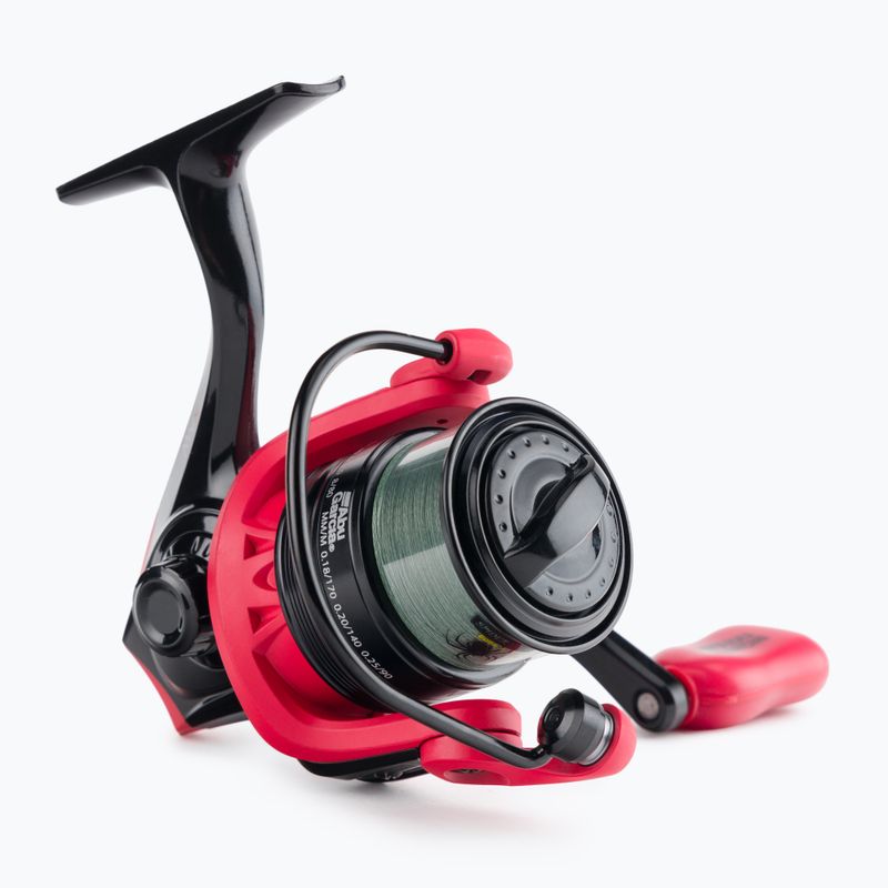 Abu Garcia Max X + 0.12Mm Braid spinning reel black/red 1530853 2