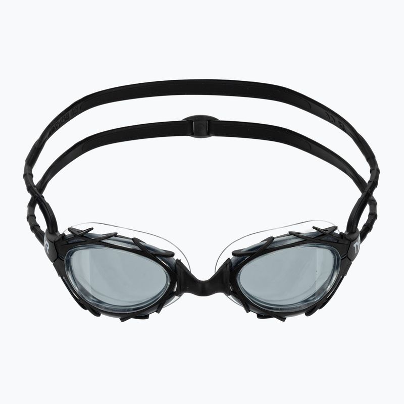 TYR Nest Pro Nano smoke/black/black swimming goggles 2
