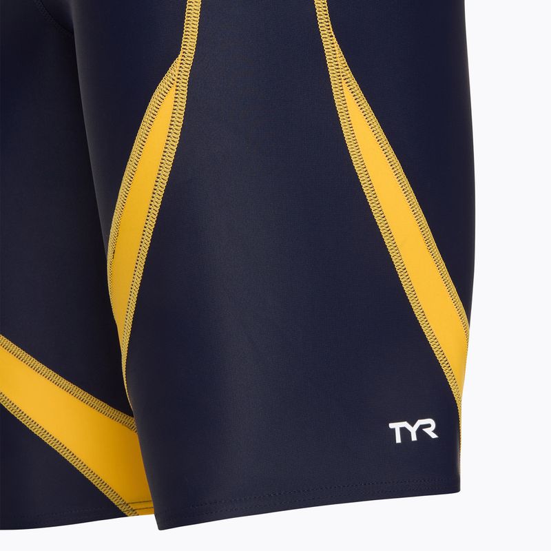 Men's swimming jammers TYR Alliance Splice navy/gold 3