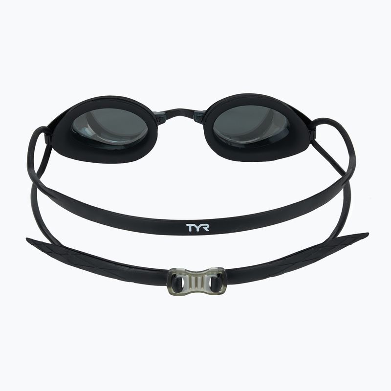 TYR Blackhawk Racing Mirrored silver/metal/black swimming goggles 4