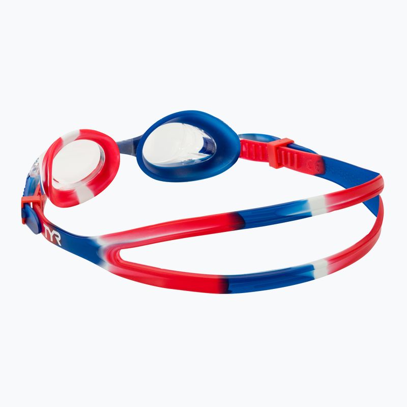 TYR Swimglasses USA clear/red/navy 5