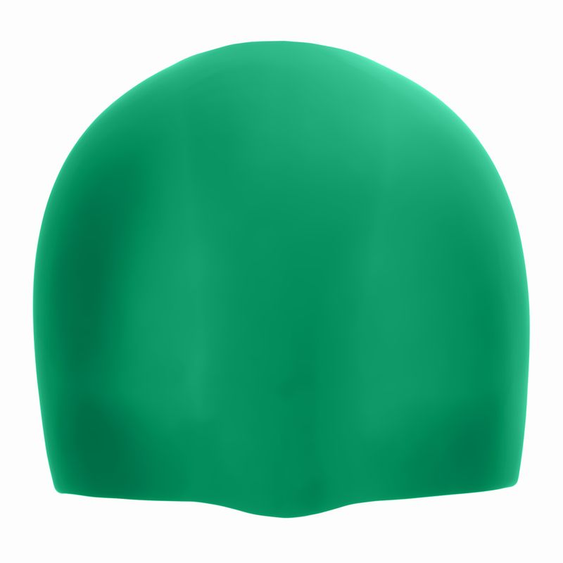 TYR Wrinkle Free swimming cap green 2