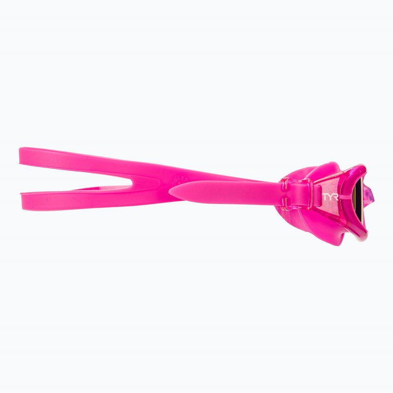 TYR Special Ops 2.0 Junior Polarized pink/pink/pink swimming goggles 3