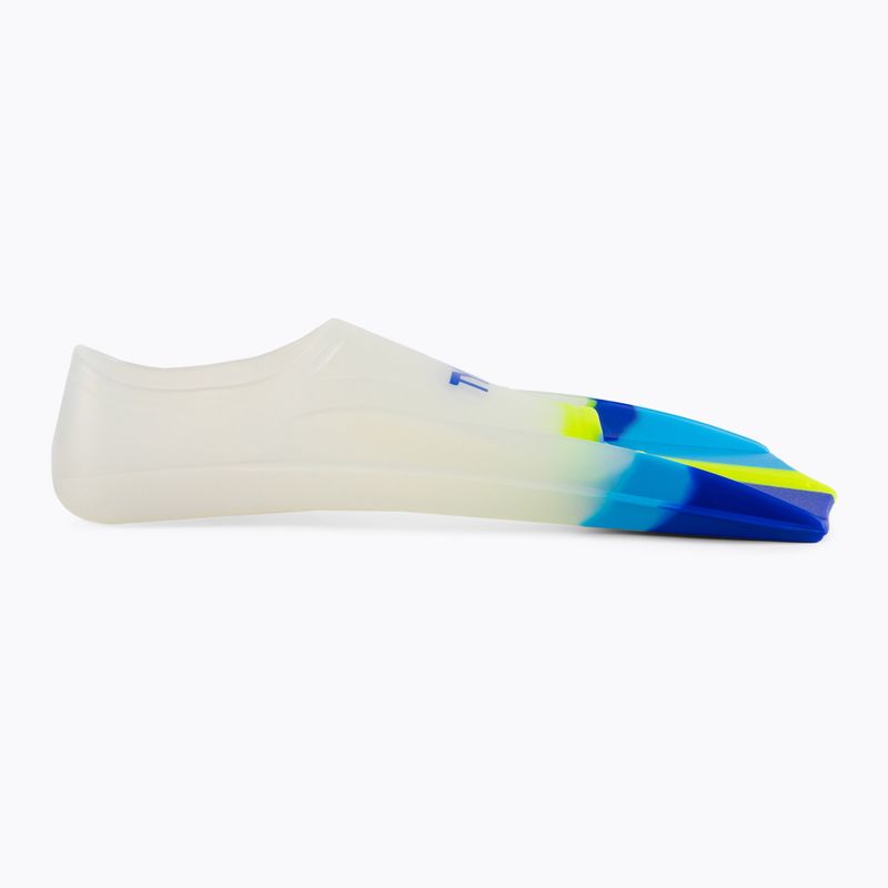 TYR Stryker Silicone white and colour swim fins LFSTRKR 3