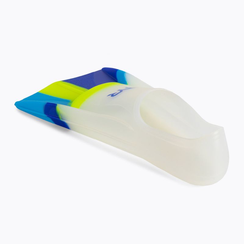 TYR Stryker Silicone white and colour swim fins LFSTRKR 4