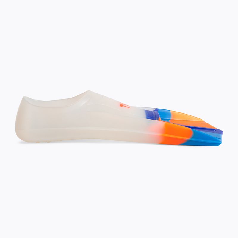 TYR Stryker Silicone white and colour swim fins LFSTRKR 3