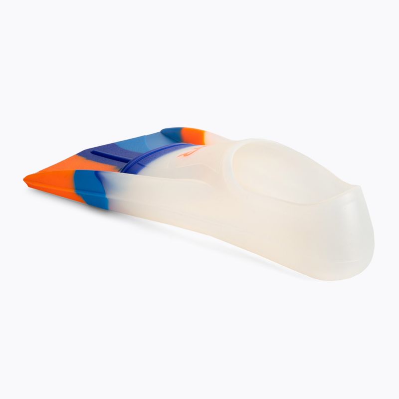 TYR Stryker Silicone white and colour swim fins LFSTRKR 4