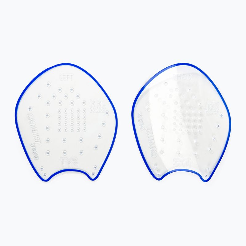 TYR Catalyst Stroke swim paddles navy 2