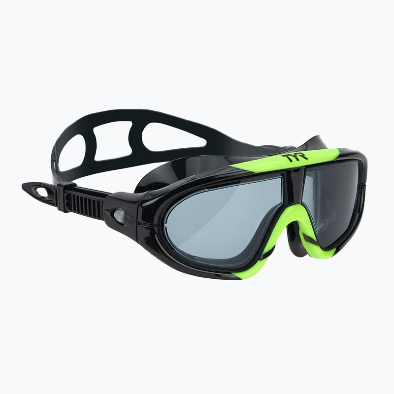 TYR Orion smoke/ black/ yellow swimming mask