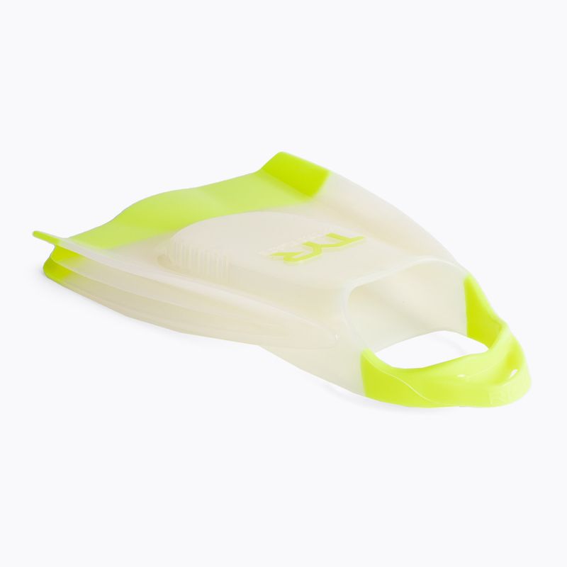 TYR Hydroblade swimming fins white and green LFHYD 4