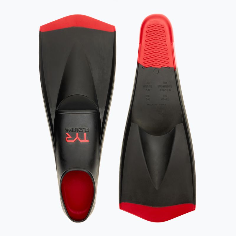 TYR Flex 2.0 swimming fins red