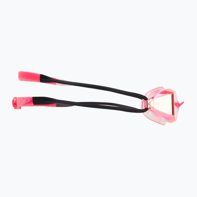 TYR Tracer-X Racing Mirrored pink/black swimming goggles LGTRXM_694 3