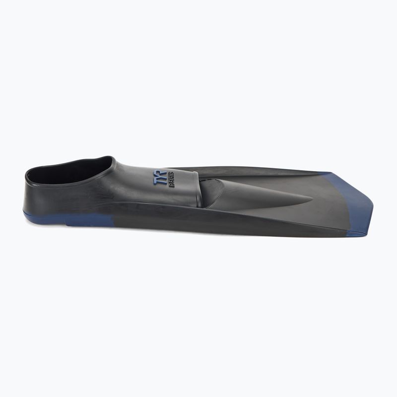 TYR Flex 2.0 blue swimming fins 2