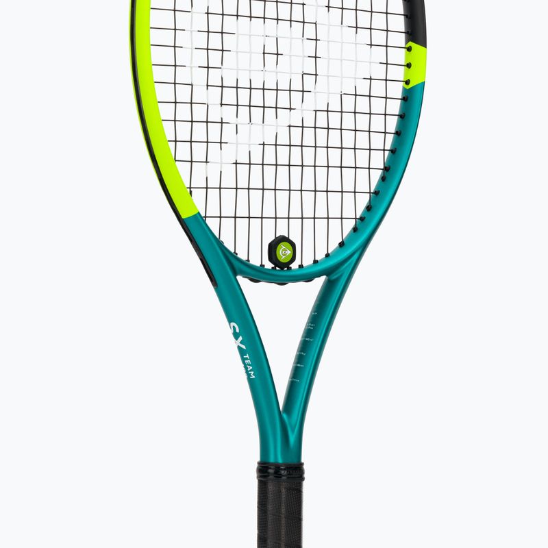 Tennis racket Dunlop SX Team 100 teal/black/yellow 10364303 4