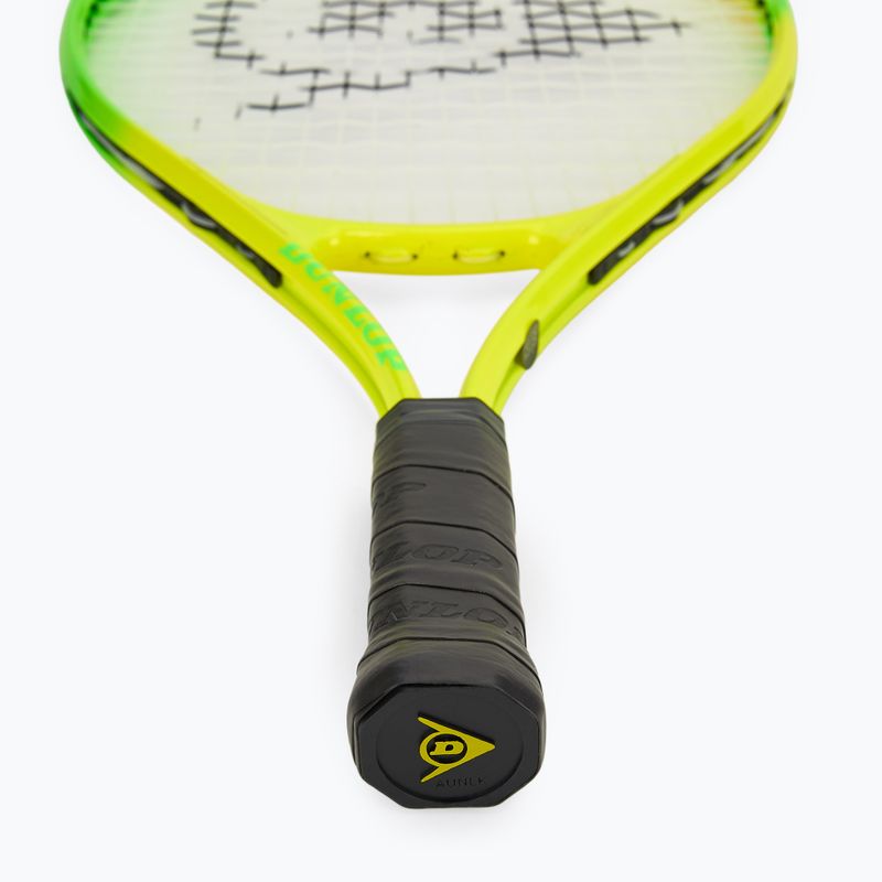 Dunlop Tristorm Jr 21 yellow/green children's tennis racket 3