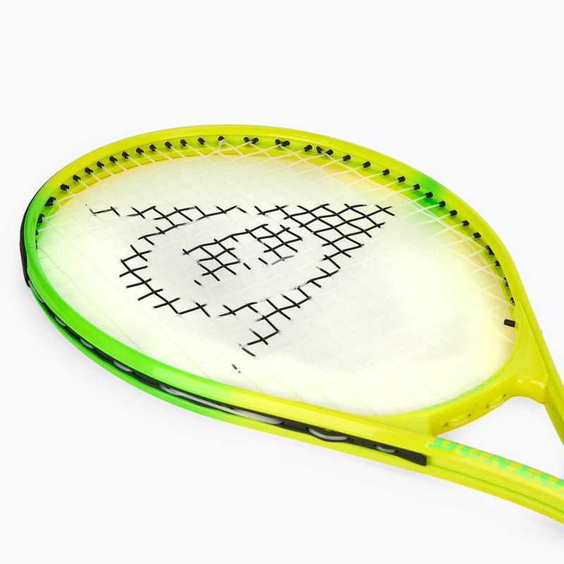 Dunlop Tristorm Jr 21 yellow/green children's tennis racket 5
