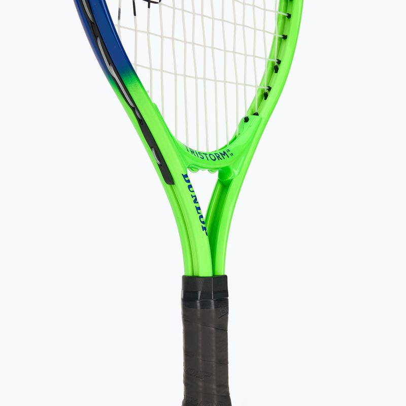 Dunlop Tristorm Jr 19 green/blue children's tennis racket 4