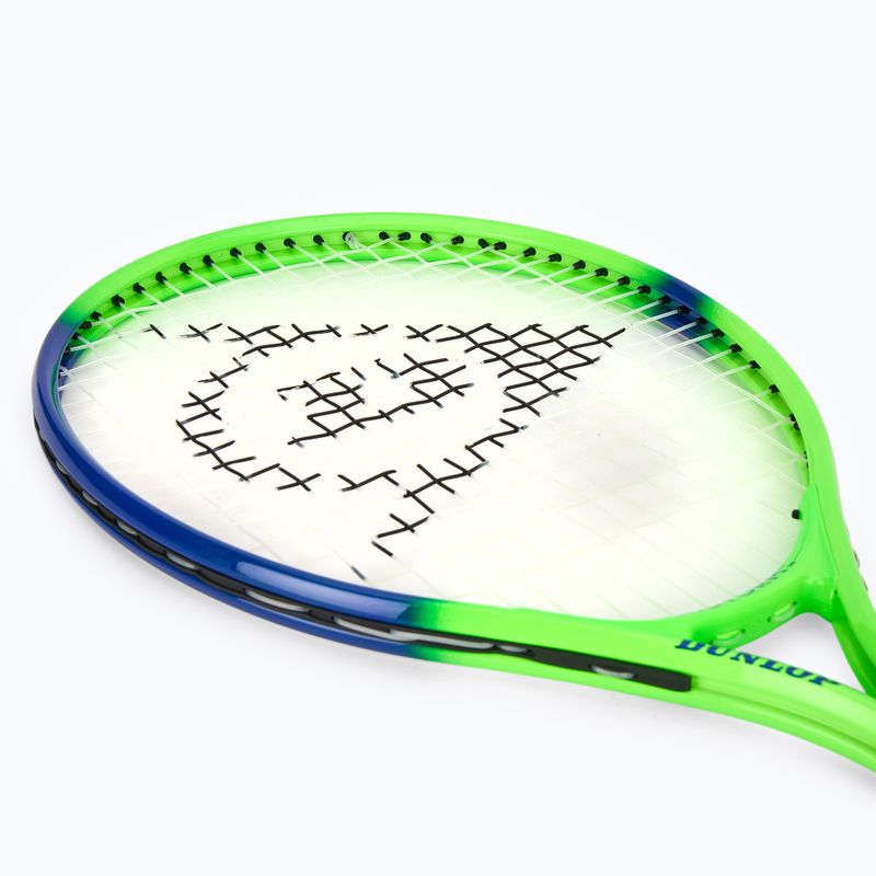 Dunlop Tristorm Jr 19 green/blue children's tennis racket 5