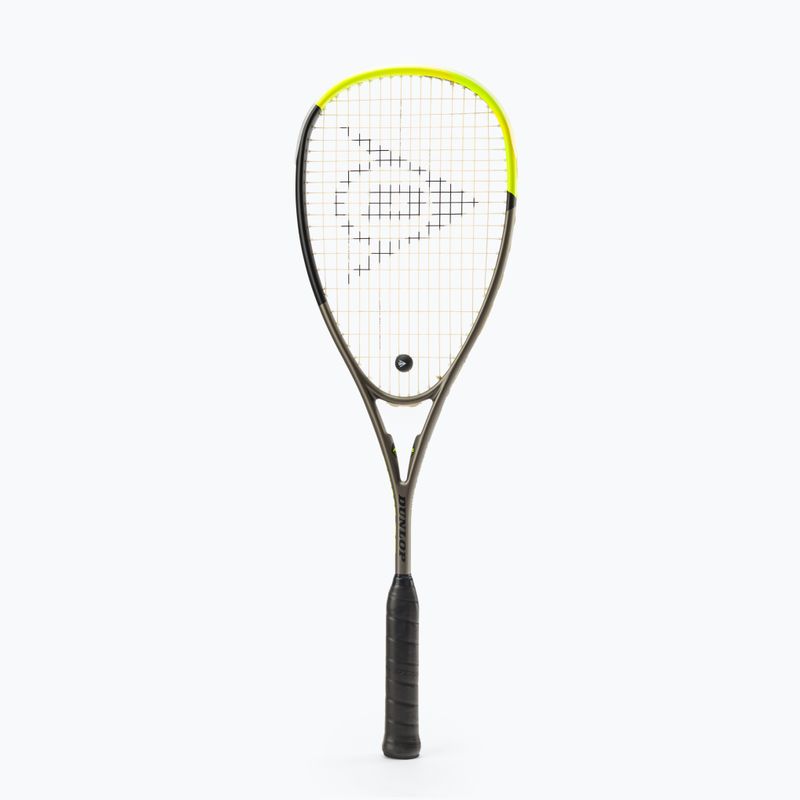 Squash racket Dunlop Sq Blackstorm Graphite 5 0 grey-yellow 773360