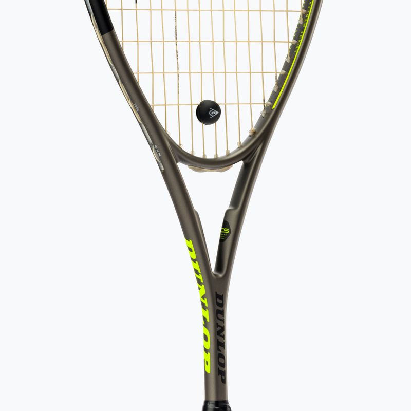 Squash racket Dunlop Sq Blackstorm Graphite 5 0 grey-yellow 773360 5