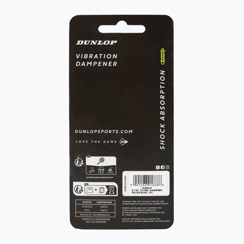 Vibration dampener Dunlop Flying D Dampener 2 pcs. yellow/black 2