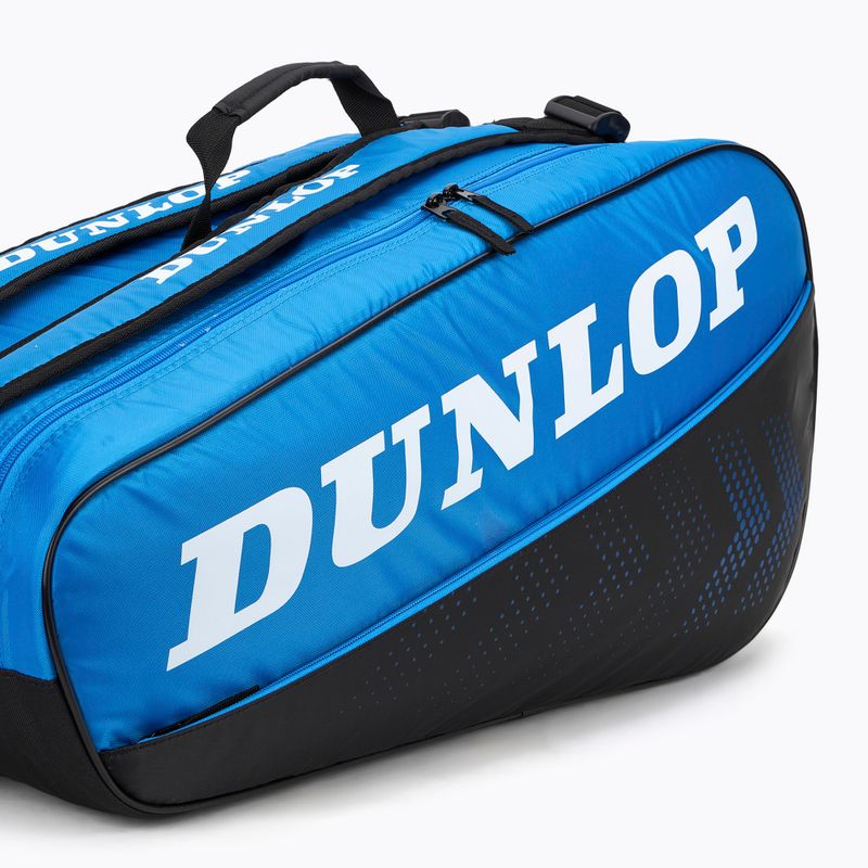 Tennis bag Dunlop FX-Club 10 RKT black/blue 8