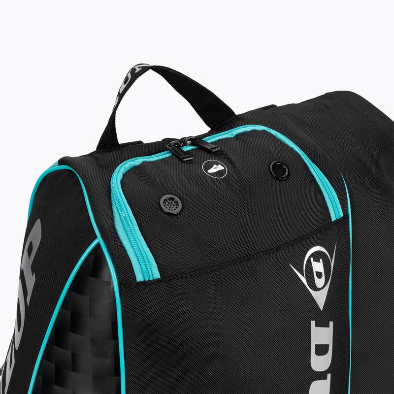 Padel bag Dunlop Padel Elite black/petrol 10