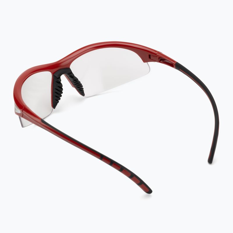 Squash glasses Dunlop Competition Eyewear Protective red/clear 2