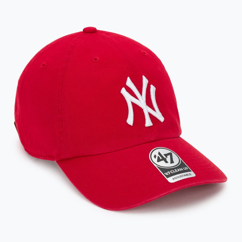 47 Brand MLB New York Yankees CLEAN UP baseball cap red