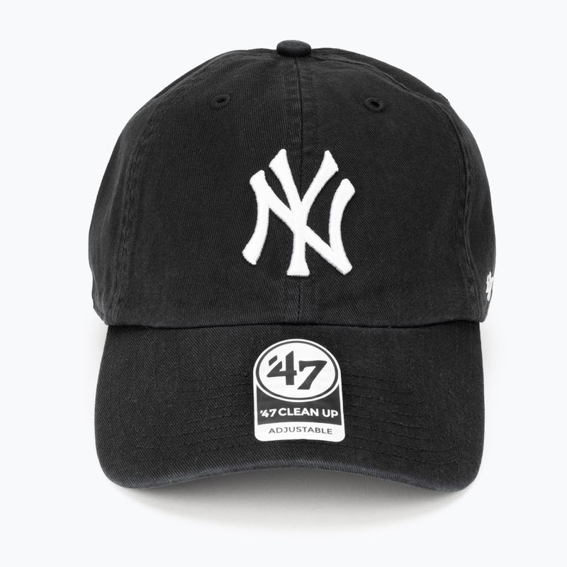 47 Brand MLB New York Yankees CLEAN UP baseball cap B-RGW17GWSNL black 4