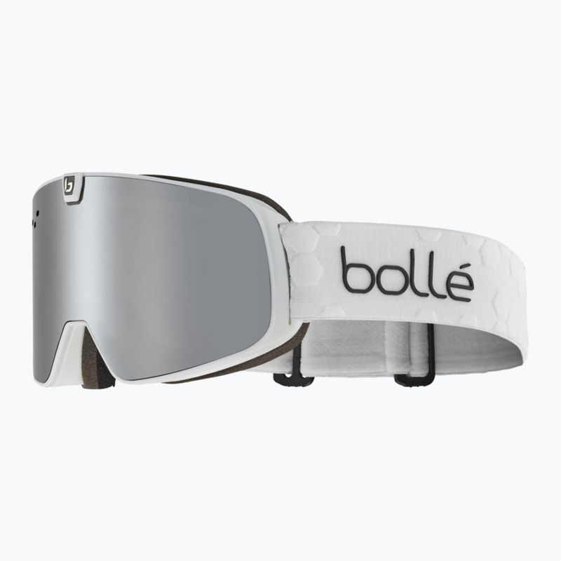 Bollé Nevada Neo white matte/black chrome&light vermillon blue ski goggles 2