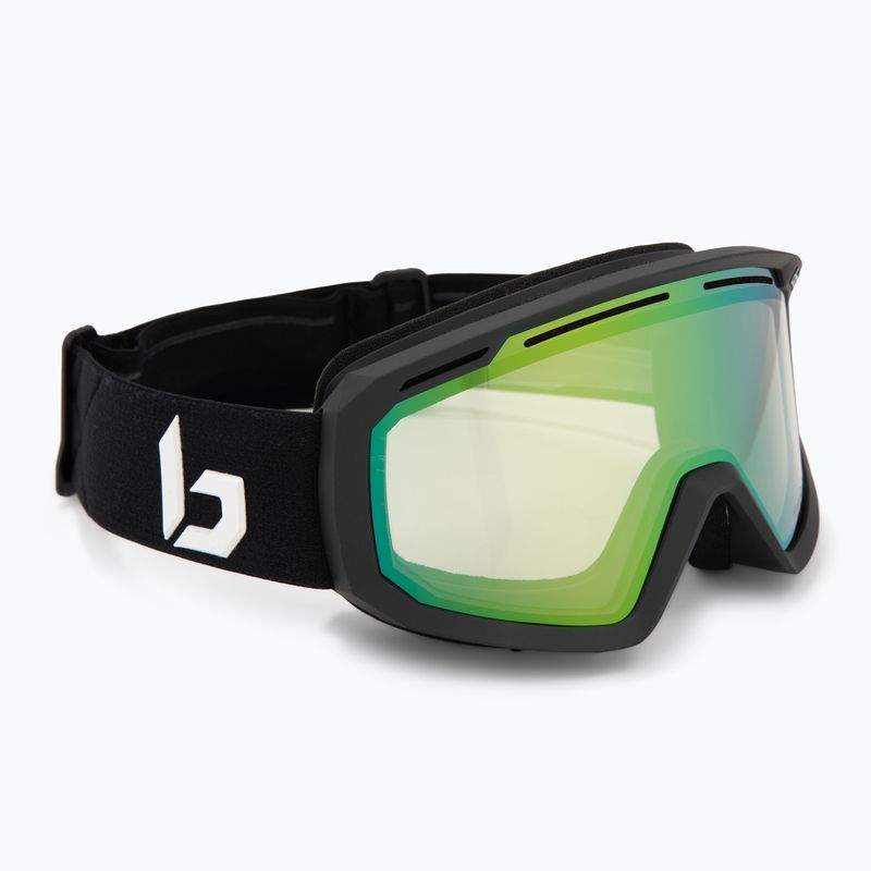 Ski goggles Bollé Y7 OTG Black matte/phantom green emerald photochromic