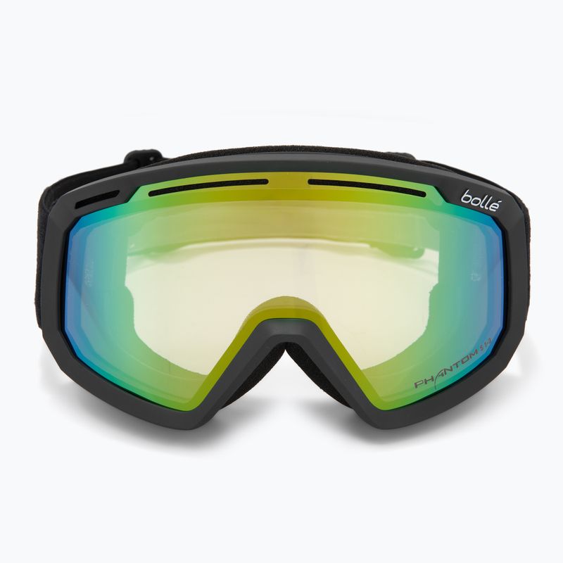 Ski goggles Bollé Y7 OTG Black matte/phantom green emerald photochromic 2