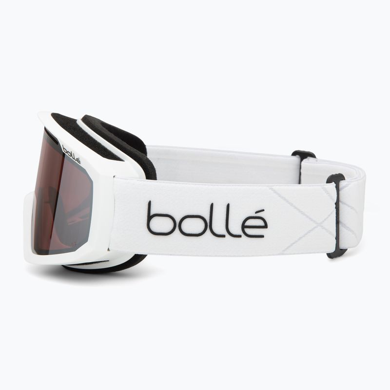Bollé Y7 OTG ski goggles white matte/vermillon gun 4