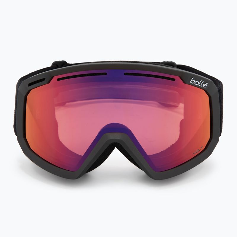 Ski goggles Bollé Y7 OTG black matte/volt ruby 2