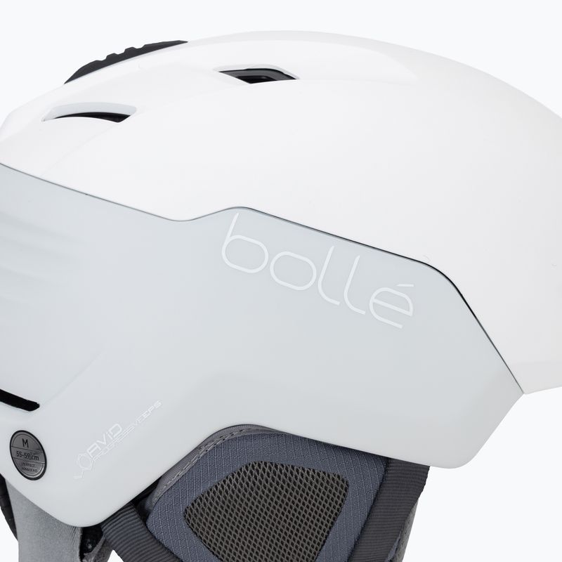 Bollé Ryft Pure white matte ski helmet 9