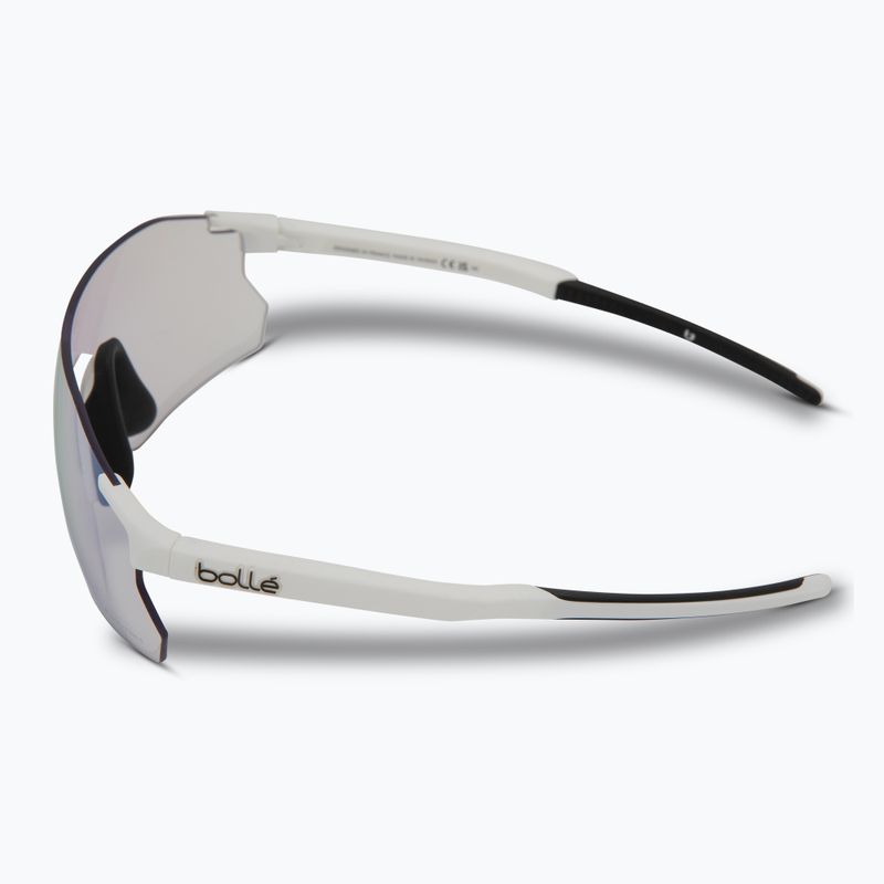 Bollé Icarus white matte/phantom clear green photochromic sunglasses 4