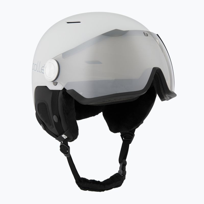 Bollé Might Visor off white matte/brown gun ski helmet 8