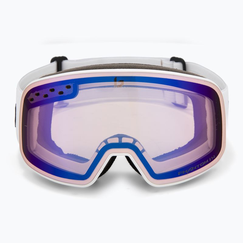 Ski goggles Bollé Nevada Small offwhite matte/phantom vermillon blue photochromic 2